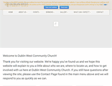 Tablet Screenshot of dublinwest.ie